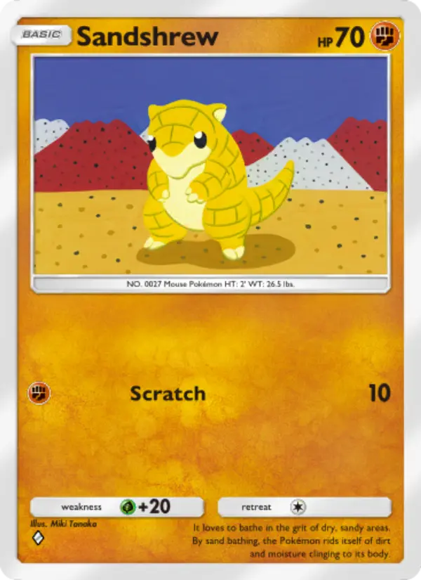 Sandshrew - Genetic Apex 137/226