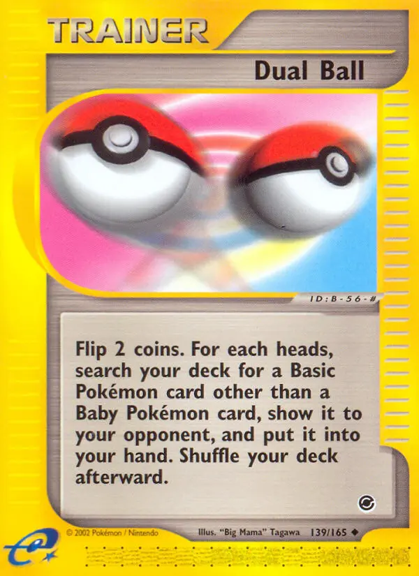 Dual Ball - Expedition Base Set 139/165 (Reverse Holo)