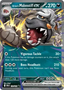 Arven's Mabosstiff ex - Destined Rivals 139/182 (Holo)
