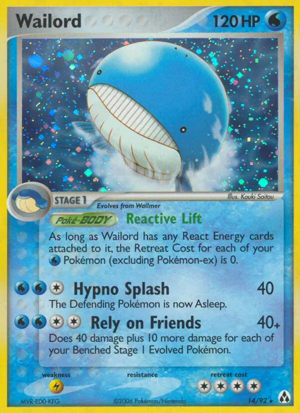 Wailord - Legend Maker 014/092 (Reverse Holo)