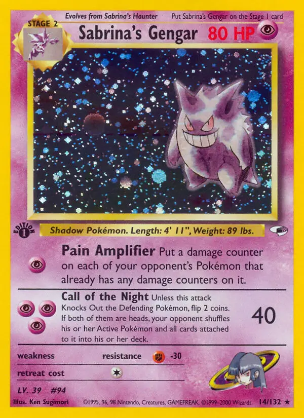 Sabrina's Gengar - Gym Heroes 014/132 (1st Edition)