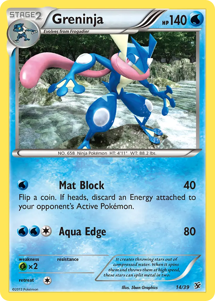 Greninja - Kalos Starter Set 014/039 (Regular)