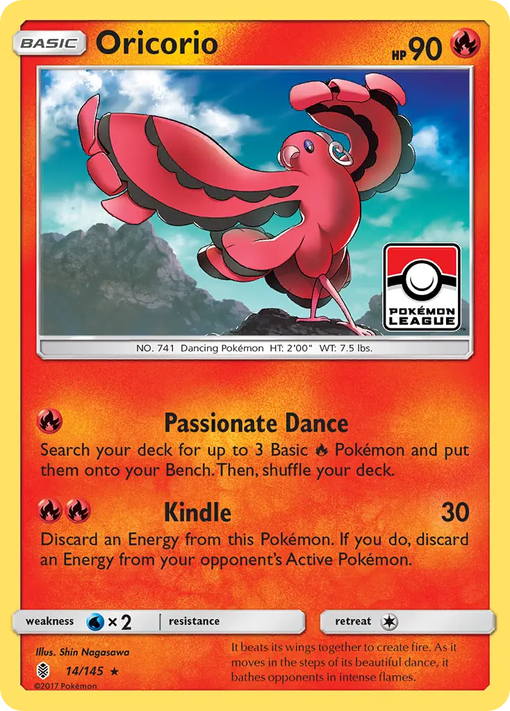Oricorio - Guardians Rising 014/145 (Regular)