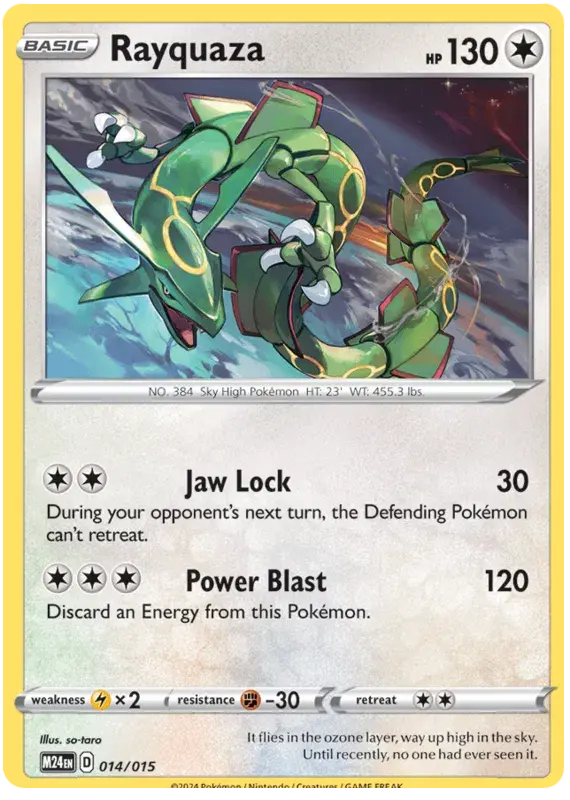 Rayquaza - McDonald's Collection 2024 014/015 (Regular)