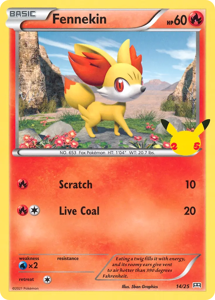 Fennekin - McDonald's Collection 2021 014/025 (Regular)
