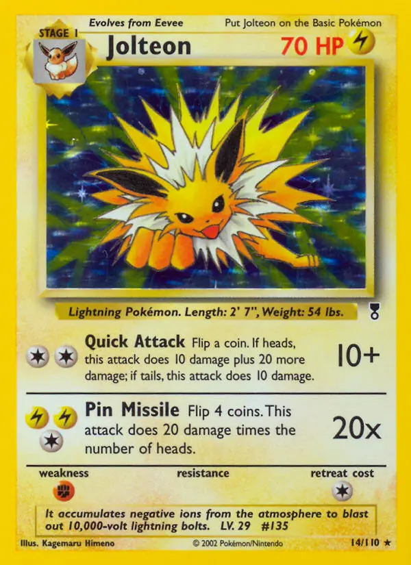 Jolteon - Legendary Collection 014/110 (Reverse Holo)