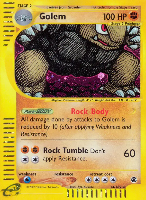 Golem - Expedition Base Set 014/165 (Holo)