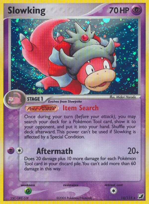 Slowking - Unseen Forces 014/115 (Reverse Holo)