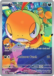 Scraggy - 30th Celebration 140/128 (Illustration Rare)