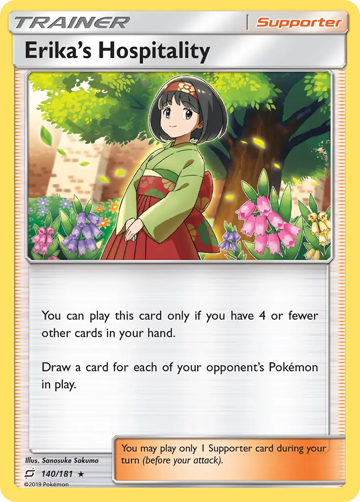 Erika's Hospitality - Team Up 140/181 (Reverse Holo)