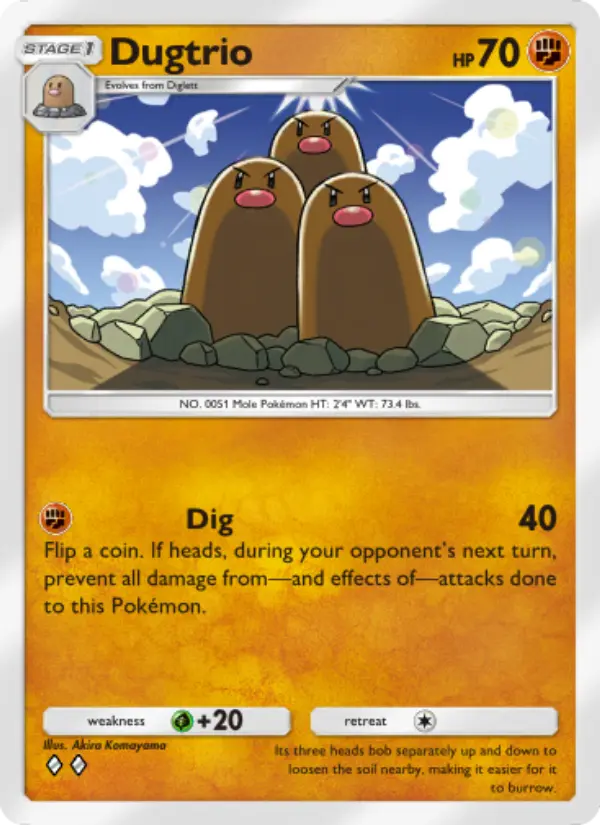 Dugtrio - Genetic Apex 140/226