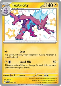 Toxtricity - Paldean Fates 141/091 (Holo)