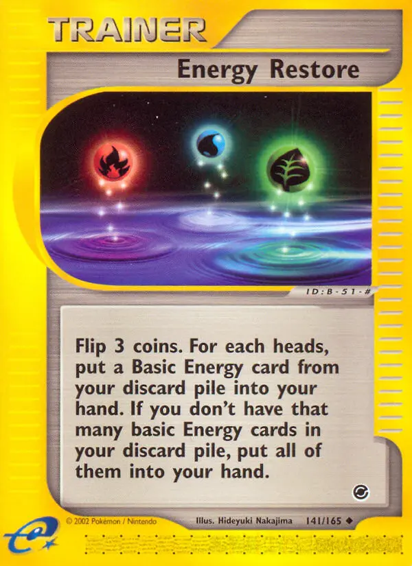 Energy Restore - Expedition Base Set 141/165 (Regular)