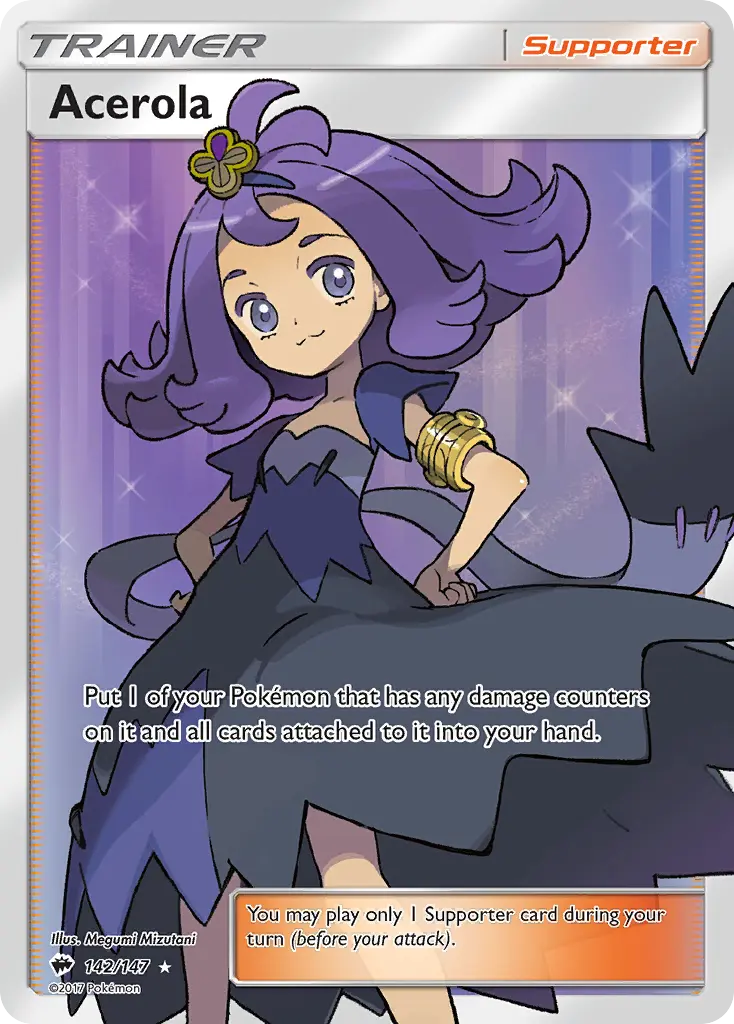 Acerola - Burning Shadows 142/147 (Ultra Rare)