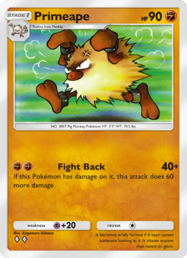 Primeape - Genetic Apex 142/226
