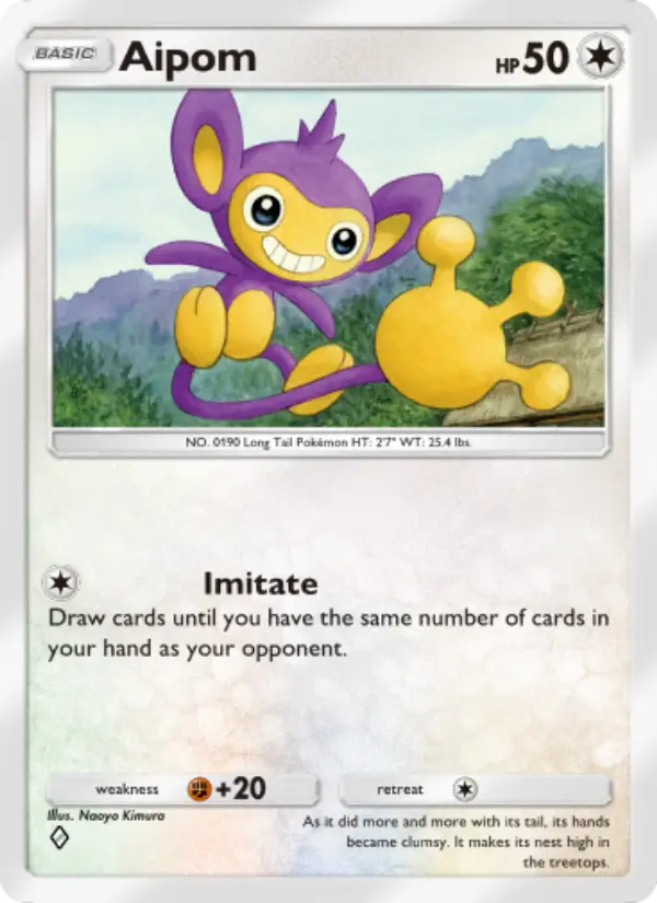 Aipom - Wisdom of Sea and Sky 142/161