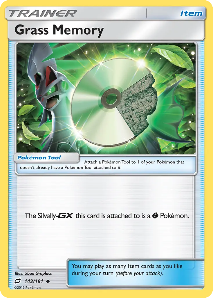 Grass Memory - Team Up 143/181 (Reverse Holo)