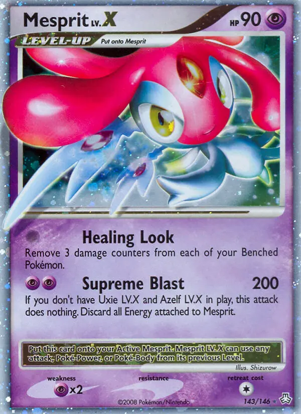 Mesprit LV.X - Legends Awakened 143/146 (Holo)