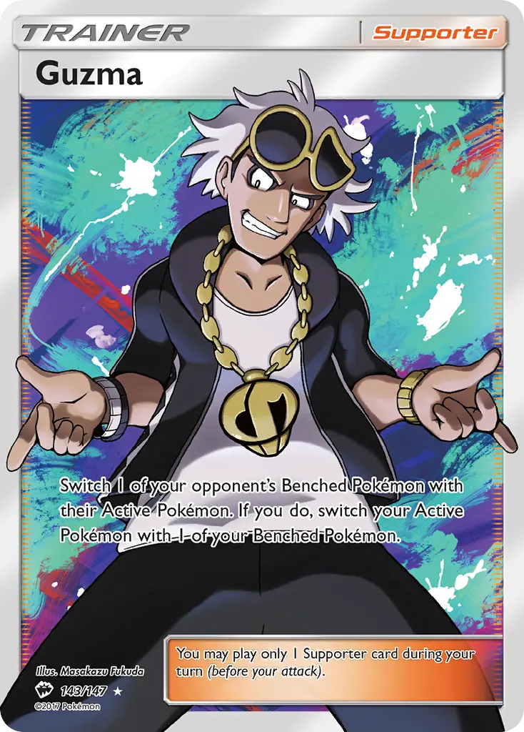 Guzma - Burning Shadows 143/147 (Ultra Rare)