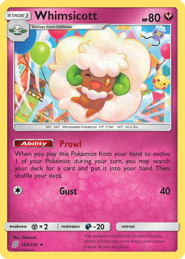 Whimsicott - Unified Minds 144/236 (Regular)