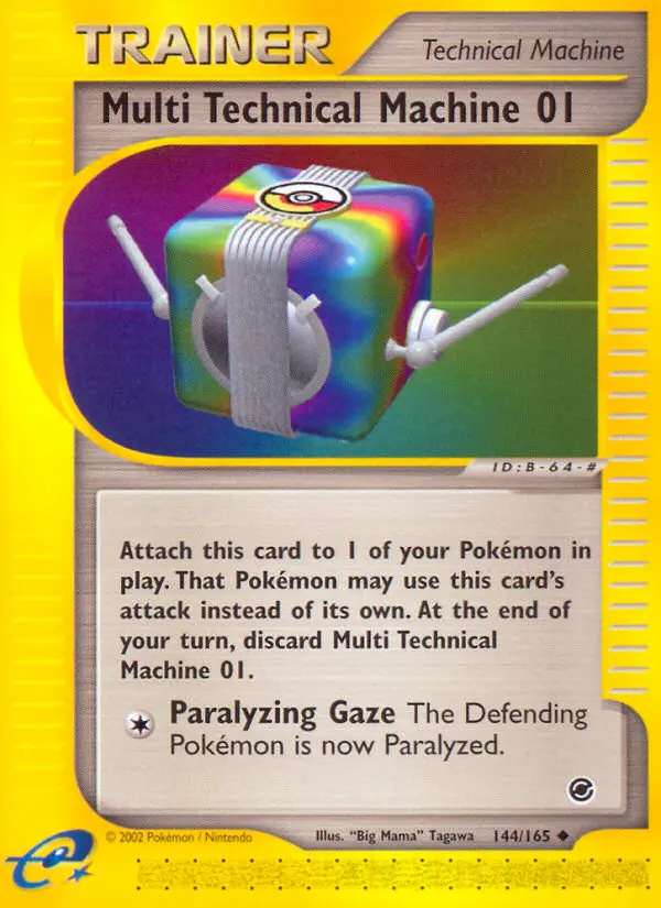 Multi Technical Machine 01 - Expedition Base Set 144/165 (Reverse Holo)