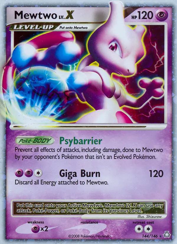Mewtwo LV.X - Legends Awakened 144/146 (Holo)