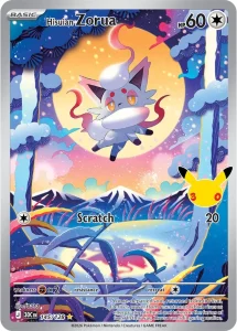 Hisuian Zorua - 30th Celebration 145/128 (Illustration Rare)