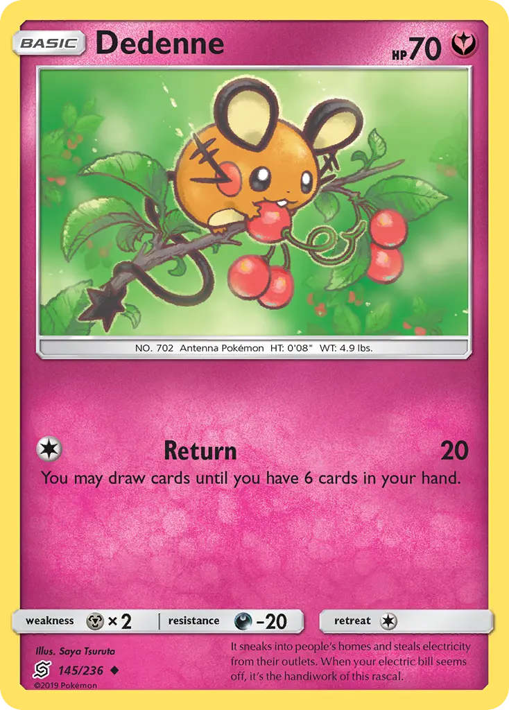 Dedenne - Unified Minds 145/236 (Reverse Holo)