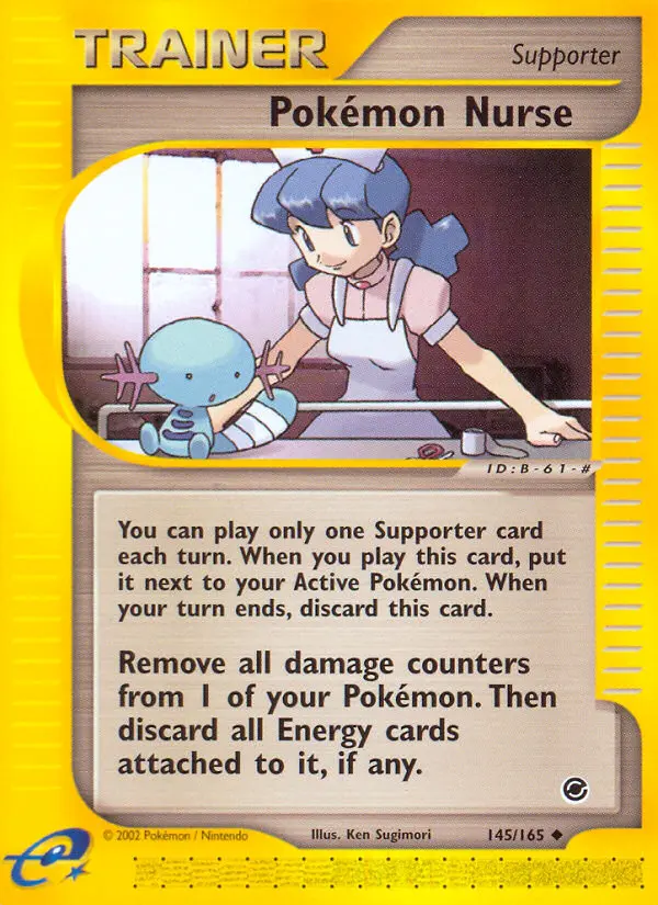 Pokémon Nurse - Expedition Base Set 145/165 (Regular)