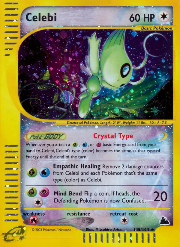 Celebi - Skyridge 145/144 (Secret Rare)