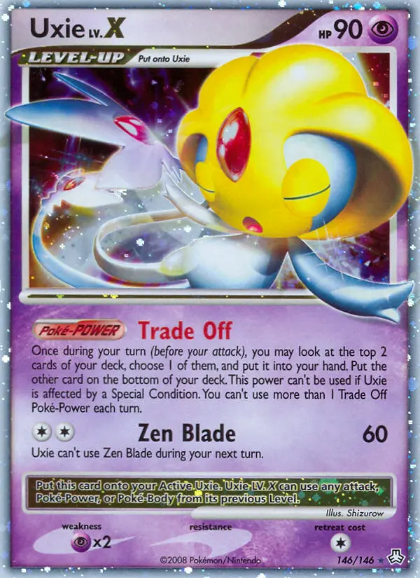 Uxie LV.X - Legends Awakened 146/146 (Holo)