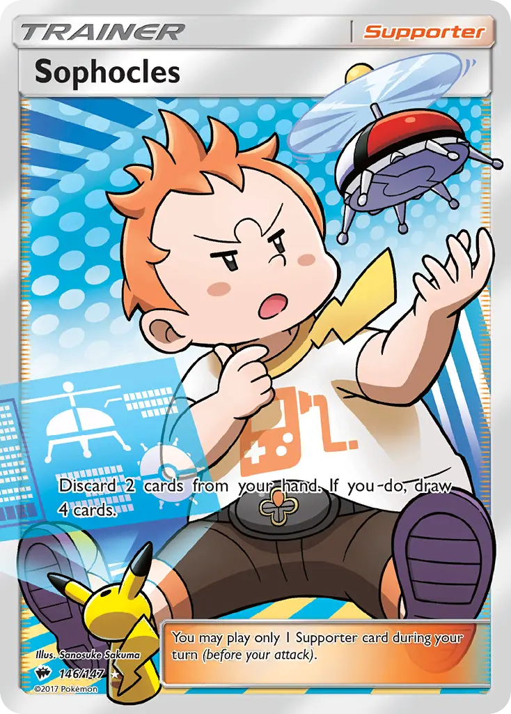 Sophocles - Burning Shadows 146/147 (Ultra Rare)