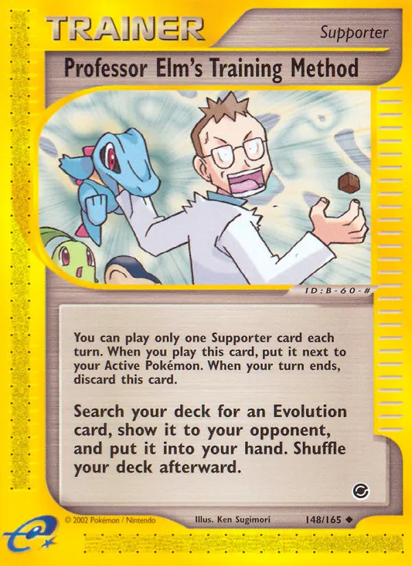Professor Elm's Training Method - Expedition Base Set 148/165 (Reverse Holo)