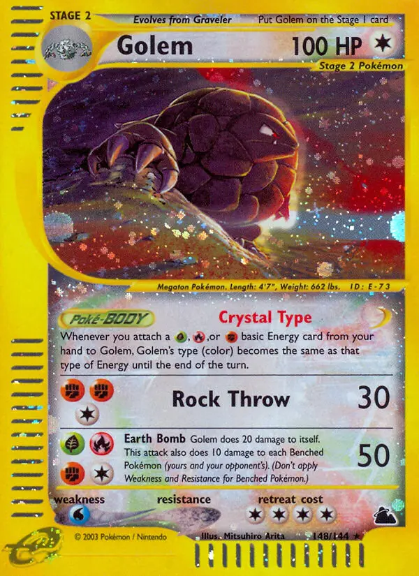 Golem - Skyridge 148/144 (Reverse Holo)