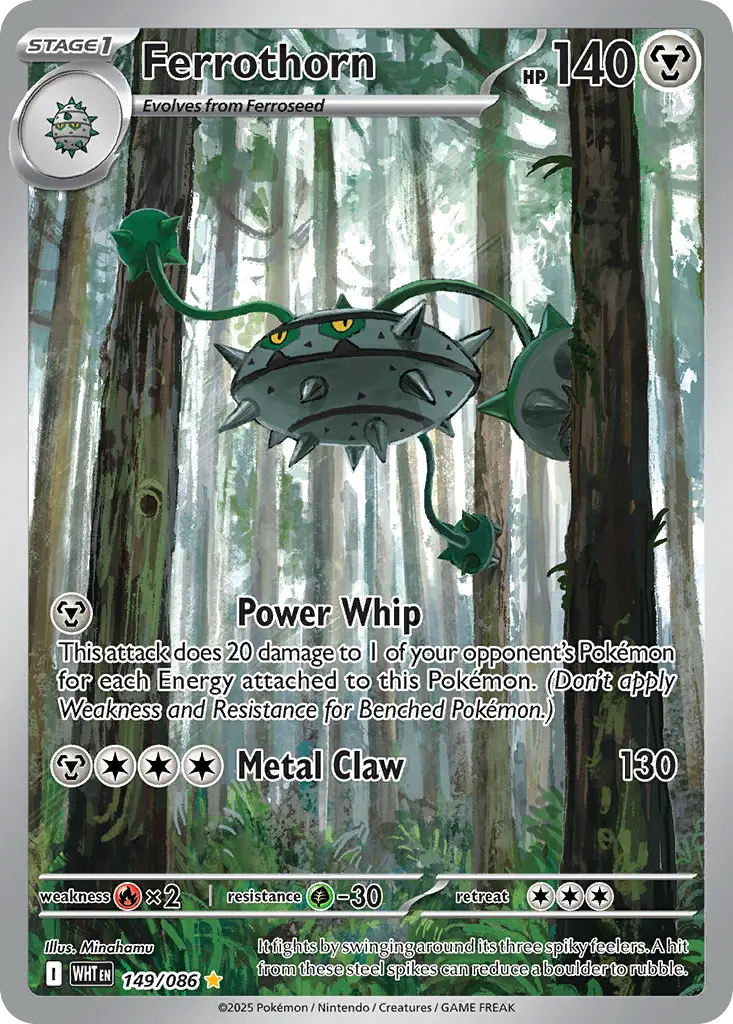 Ferrothorn - White Flare 149/086 (Holo)