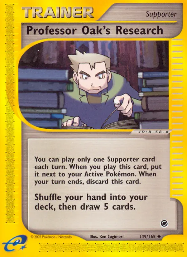Professor Oak's Research - Expedition Base Set 149/165 (Reverse Holo)
