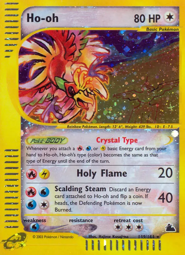 Ho-oh - Skyridge 149/144 (Secret Rare)