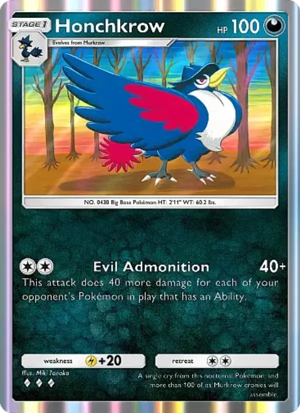 Honchkrow - Mega Rising 149/226