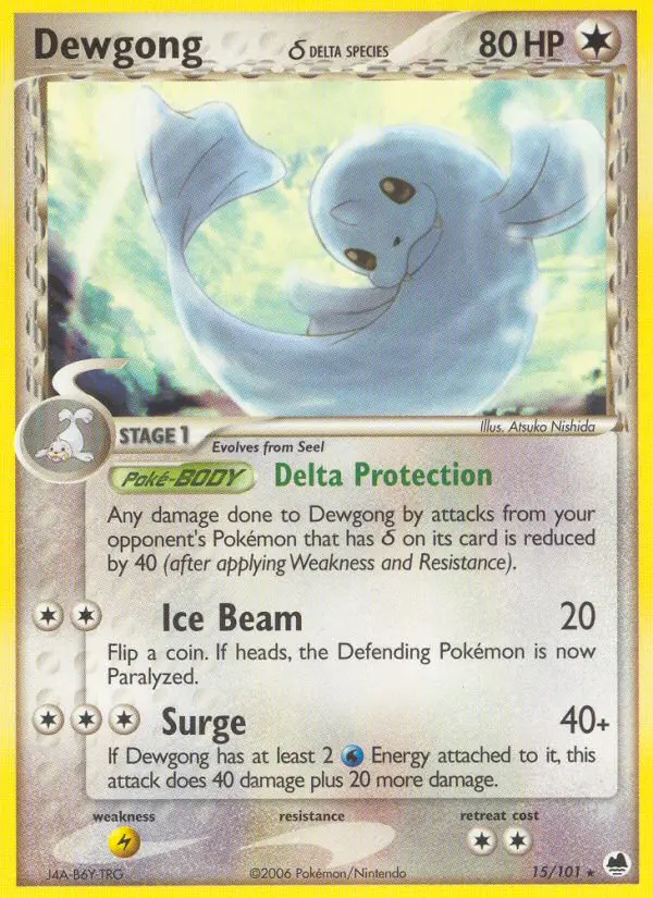 Dewgong δ - Dragon Frontiers 015/101 (Regular)