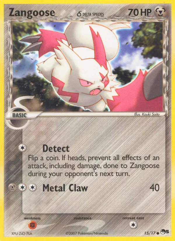 Zangoose δ - POP Series 5 015/017 (Regular)