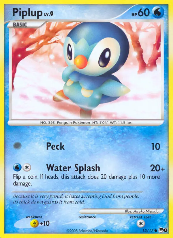 Piplup - POP Series 8 015/017 (Regular)