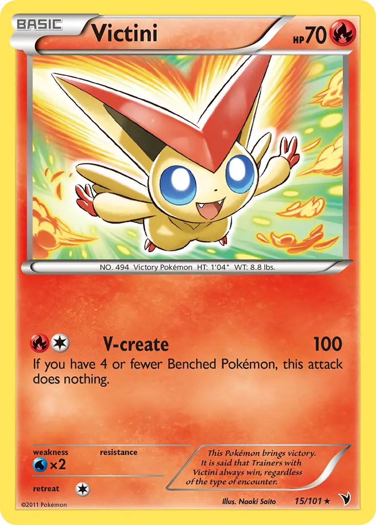 Victini - Noble Victories 015/101 (Reverse Holo)