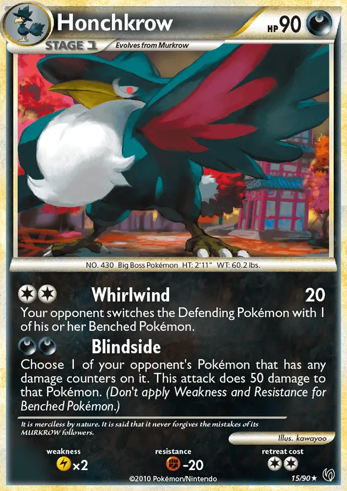 Honchkrow - Undaunted 015/090