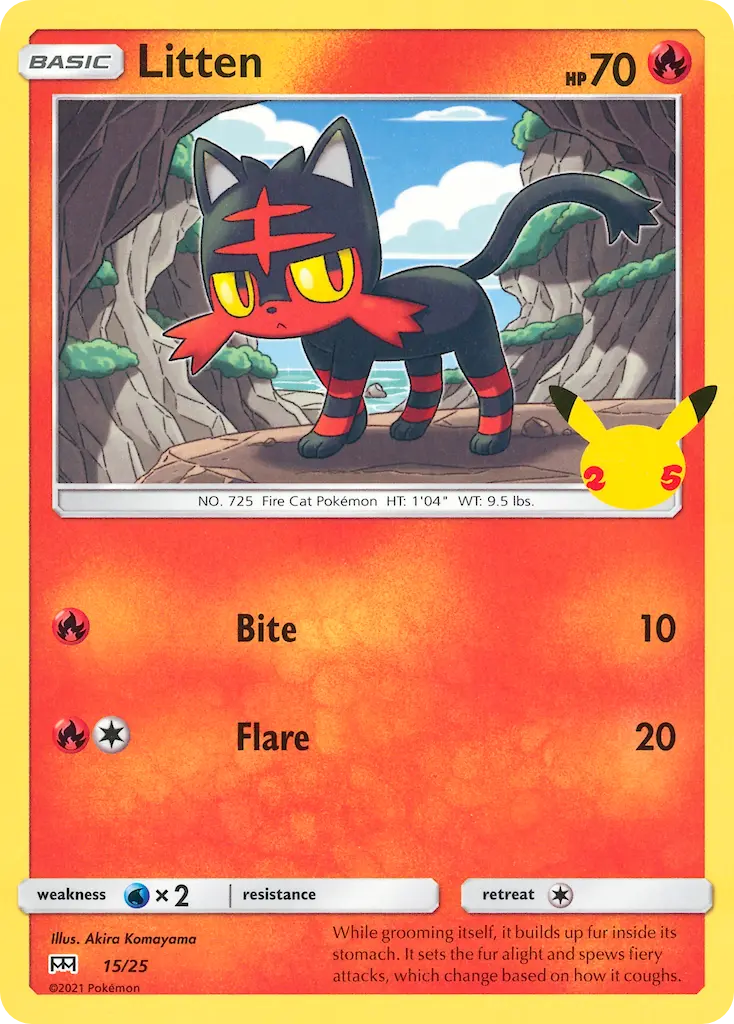 Litten - McDonald's Collection 2021 015/025 (Regular)