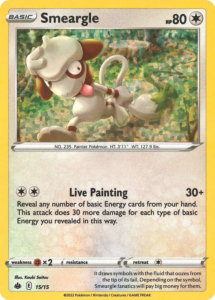 Smeargle - McDonald's Collection 2022 015/015 (Holo)