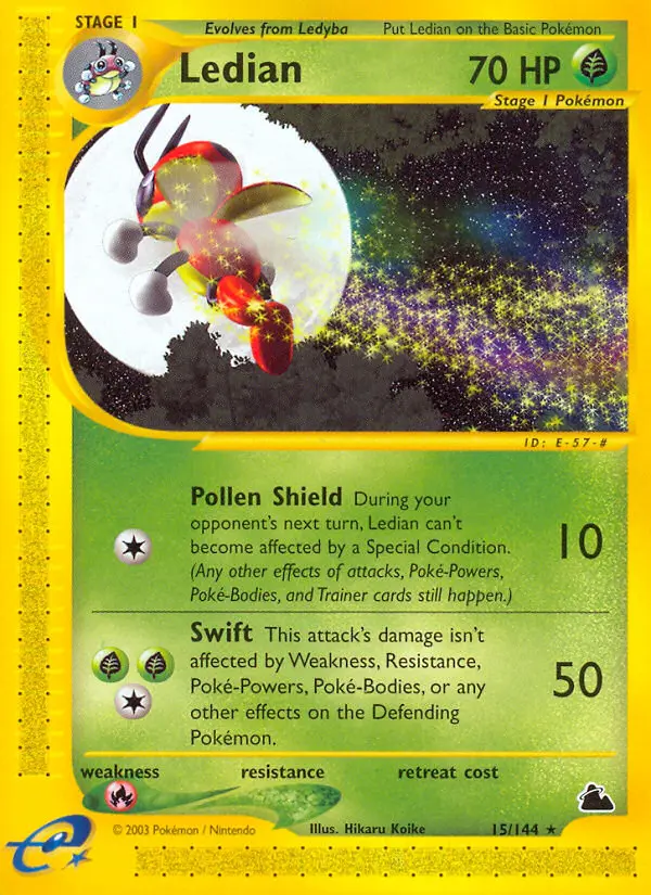 Ledian - Skyridge 015/144 (Regular)