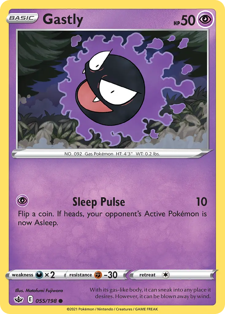 Gastly - Trick or Trade 2022 015/030 (Regular)