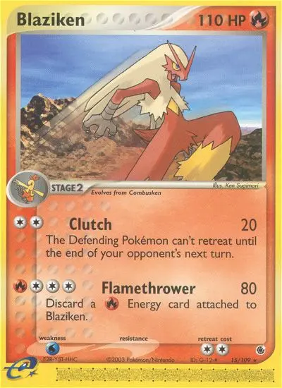 Blaziken - Ruby & Sapphire 015/109 (Regular)