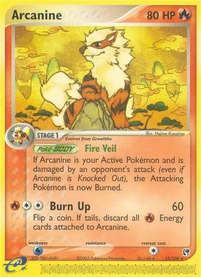 Arcanine - Sandstorm 015/100 (Regular)