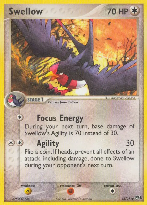 Swellow - POP Series 1 015/017 (Regular)